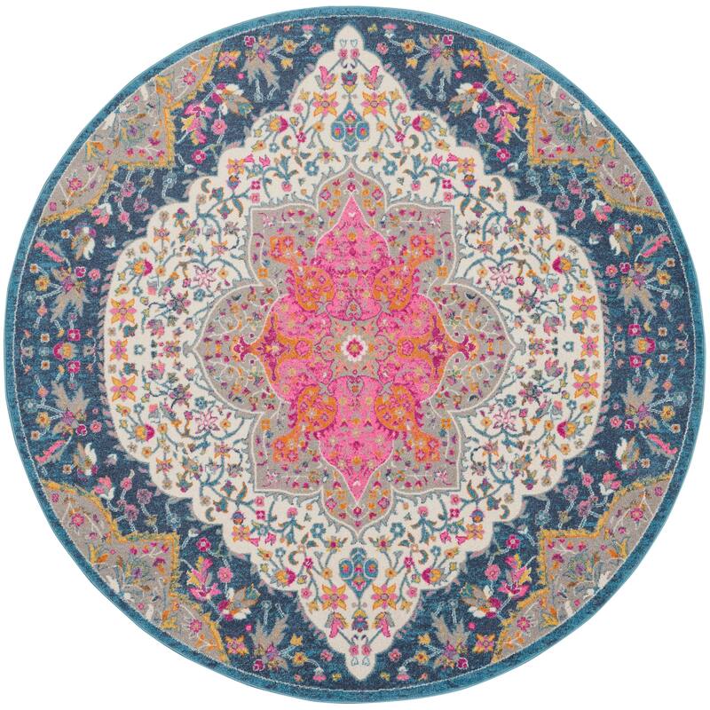 Nourison Passion Modern Persian Center Medallion Area Rug