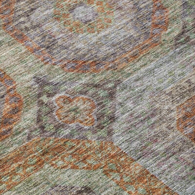 HomeRoots Geometric Transitional Rectangle Outdoor Rug