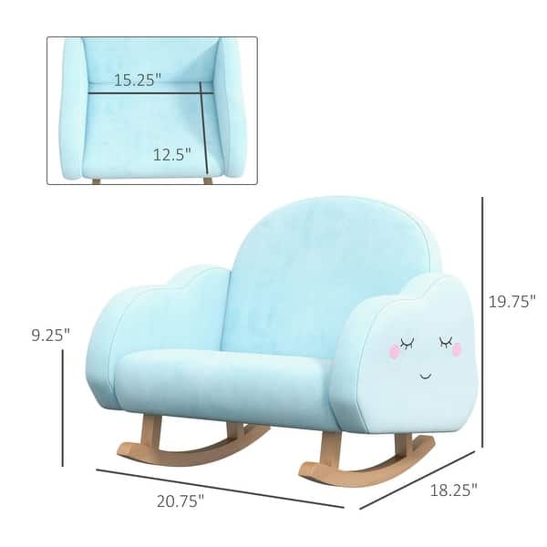 dimension image slide 1 of 2, Rocker Armchair for Nursery Playroom Preschool for 1.5-5 Years