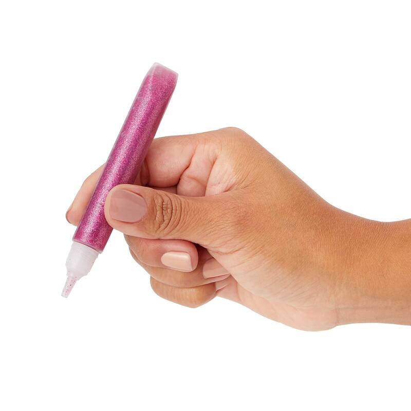 Bright Creations 100 Pack Glitter Glue Pens for Crafts, 0.35 Oz Rainbow Glue Stick Set, 20 Colors