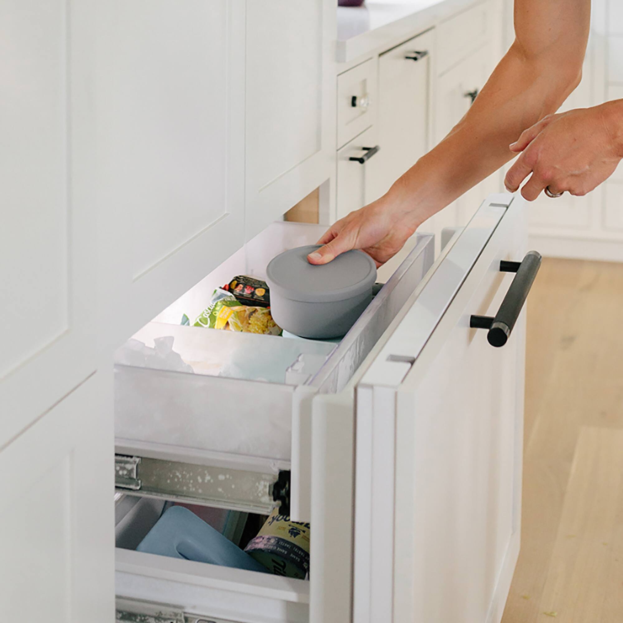 Silipint Silicone 30oz Lidded Bowls 2 Pack Moonstone Unbreakable