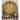 Brown Wooden Decorative Wall Clock - 40 x 3 x 40