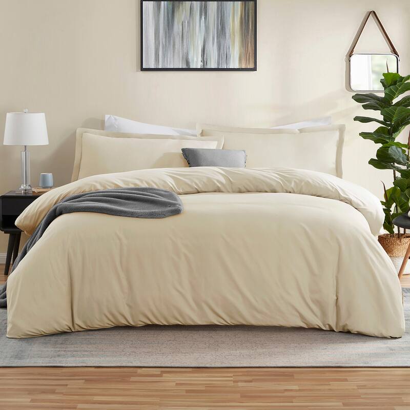 Emperyan 7 PC Bedding Set, Luxury Microfiber Duvet Cover With Sheets Bed Sets