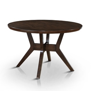 Yria Contemporary Walnut 48-inch Dining Table