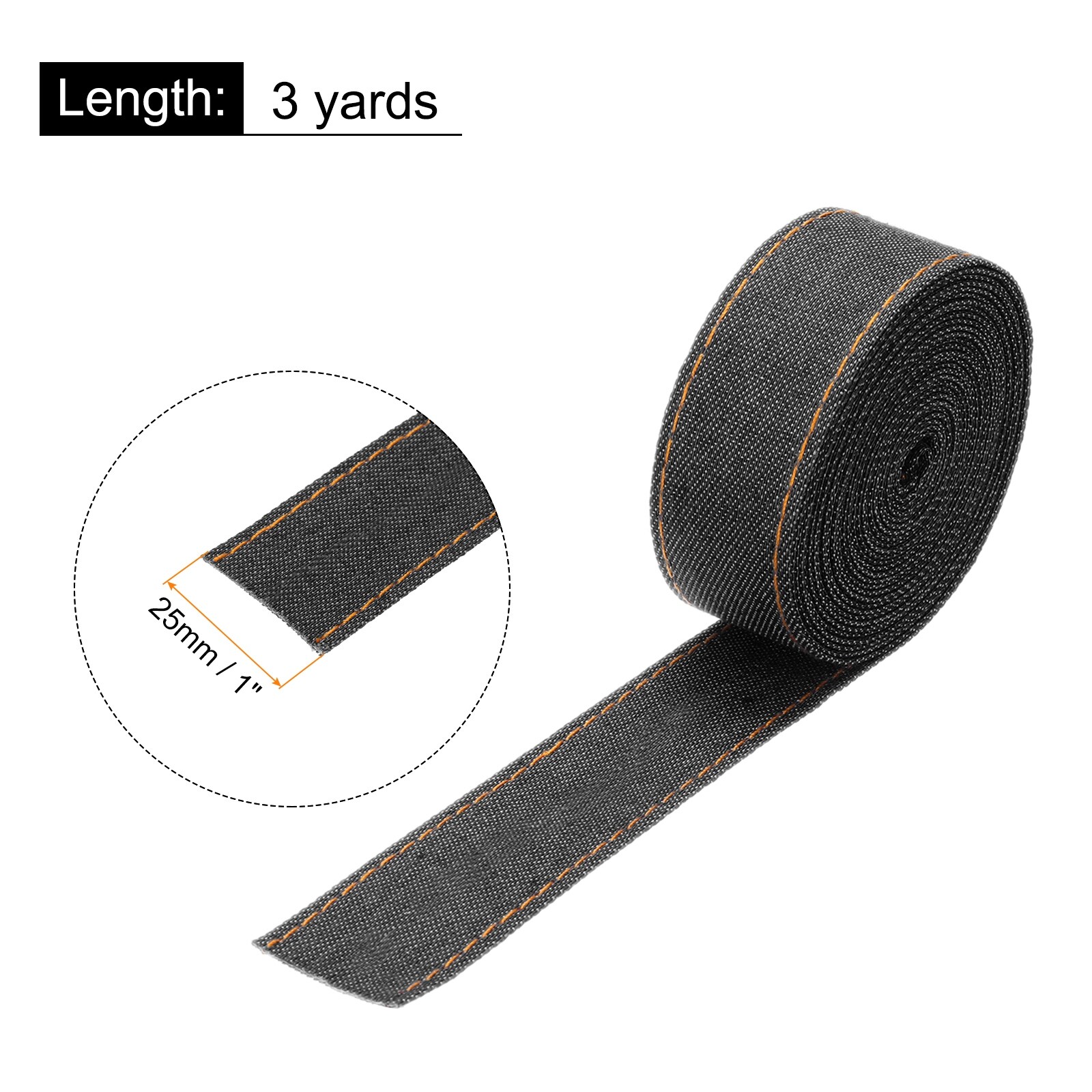 Denim Fabric Ribbons, Denim Bow Jean Ribbon