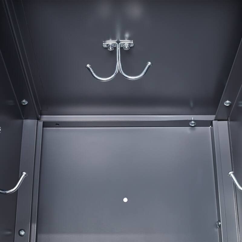 72"H Metal Lockers With 9 Door,Storage Cabinet With Lock for Employees,School,Gym