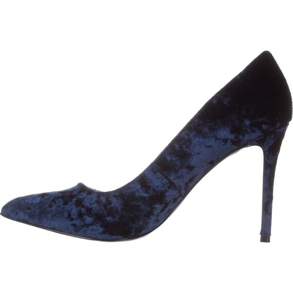 Carlos by Carlos Santana Womens D9038F5 Velvet Pointed Toe Classic Pumps - 10