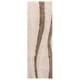 preview thumbnail 30 of 33, SAFAVIEH Florida Shag Assa Stripe 1.2-inch Thick Rug 2'3" x 11' Runner - Cream/Dark Brown - Runner