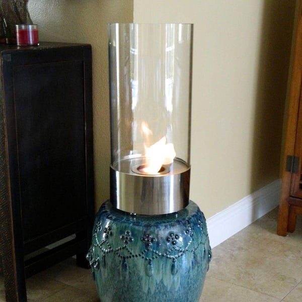 Shop Nu Flame Nf T2cro Cristallo Portable Table Top Fireplace