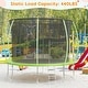preview thumbnail 11 of 16, 12FT Trampoline, Recreational Trampolines with Enclosure Net and Ladder