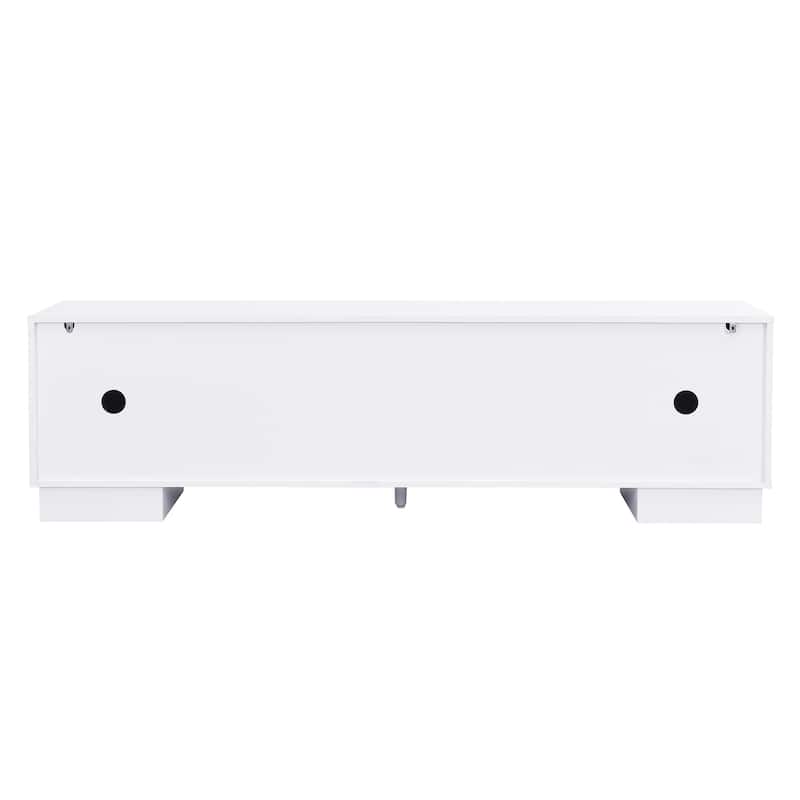 70.8" Modern TV Stand, Entertainment Center with Cabinets, 4 Drawers, Media Console Table, Living Room Modern TV Cabinet