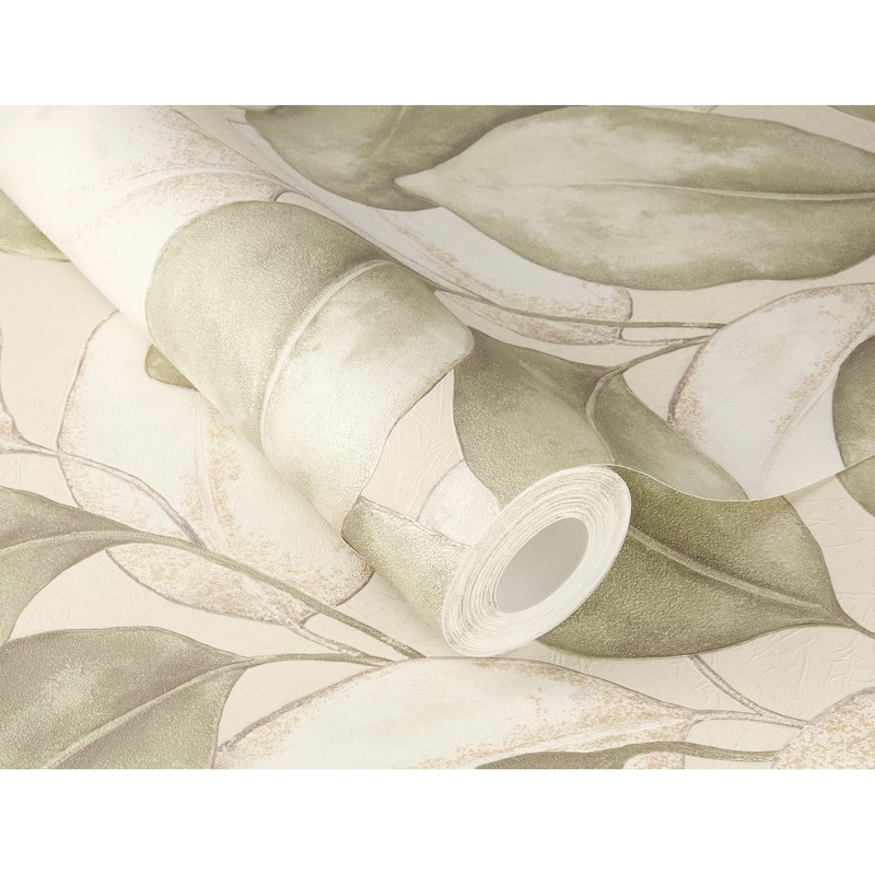 A-Street Prints Evanthe Sage Vine Wallpaper