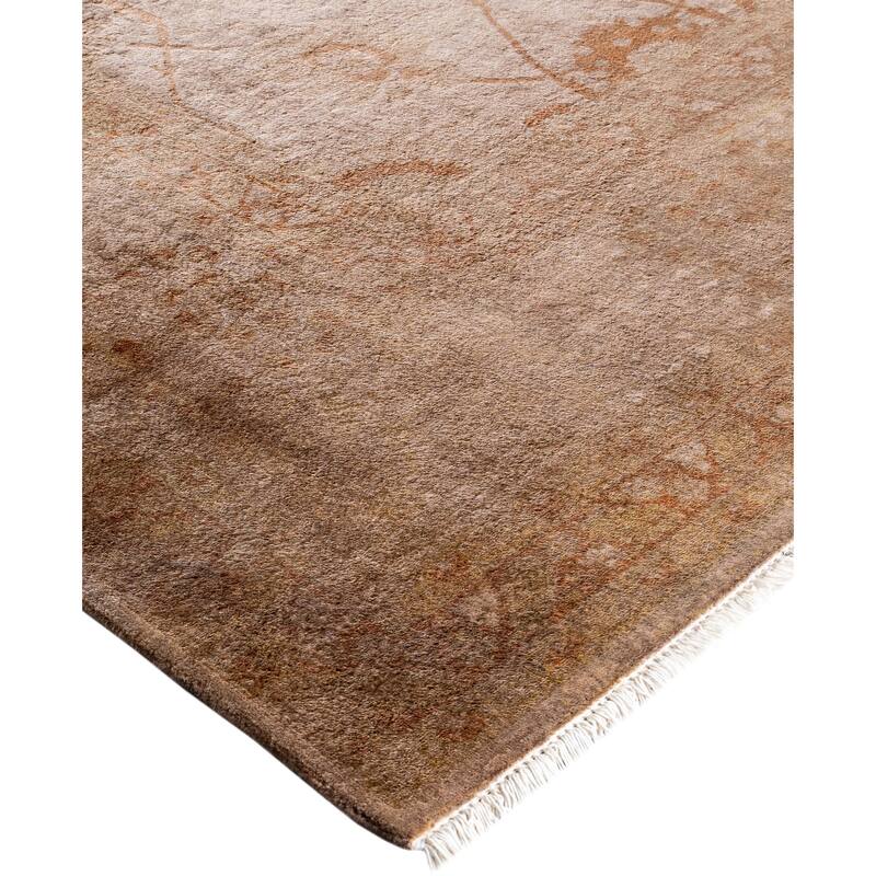 Overdyed One-of-a-Kind Hand-Knotted Area Rug - Beige - 6' 4" x 8' 9"