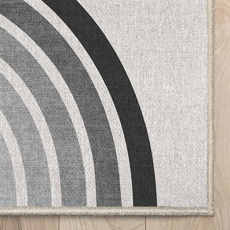 Well Woven Apollo Duo Arch Mid-Century Modern Flat-Weave Area Rug