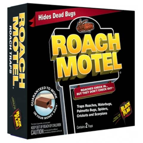 Black Flag HG-11020 Roach Motel, Hides Dead Bugs, 2-Pack