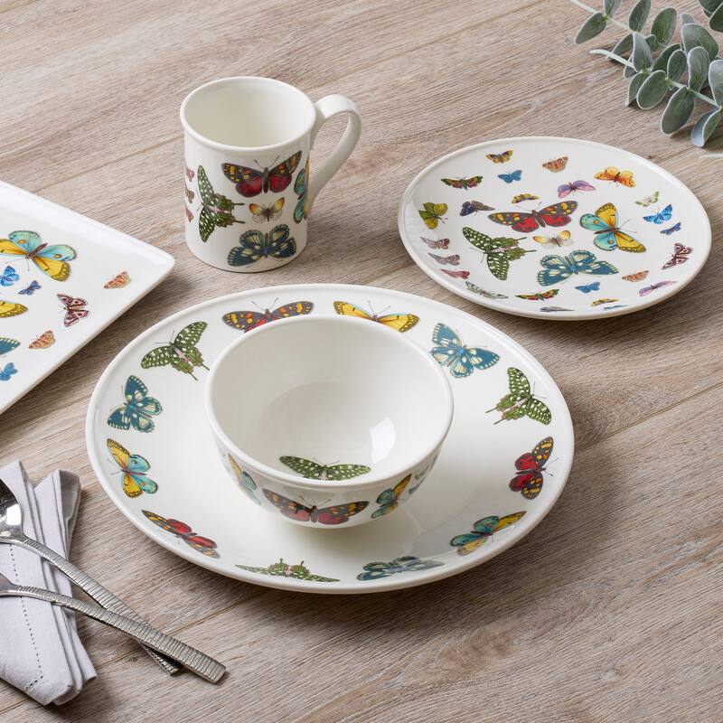 Portmeirion Botanic Garden Harmony Accents 12 Inch Coupe Plate - 12 inch