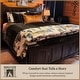 preview thumbnail 7 of 6, Paseo Road Acadia Cabin Bedding Woodland Lodge 3 Piece Reversible Comforter Set with Pillow Shams
