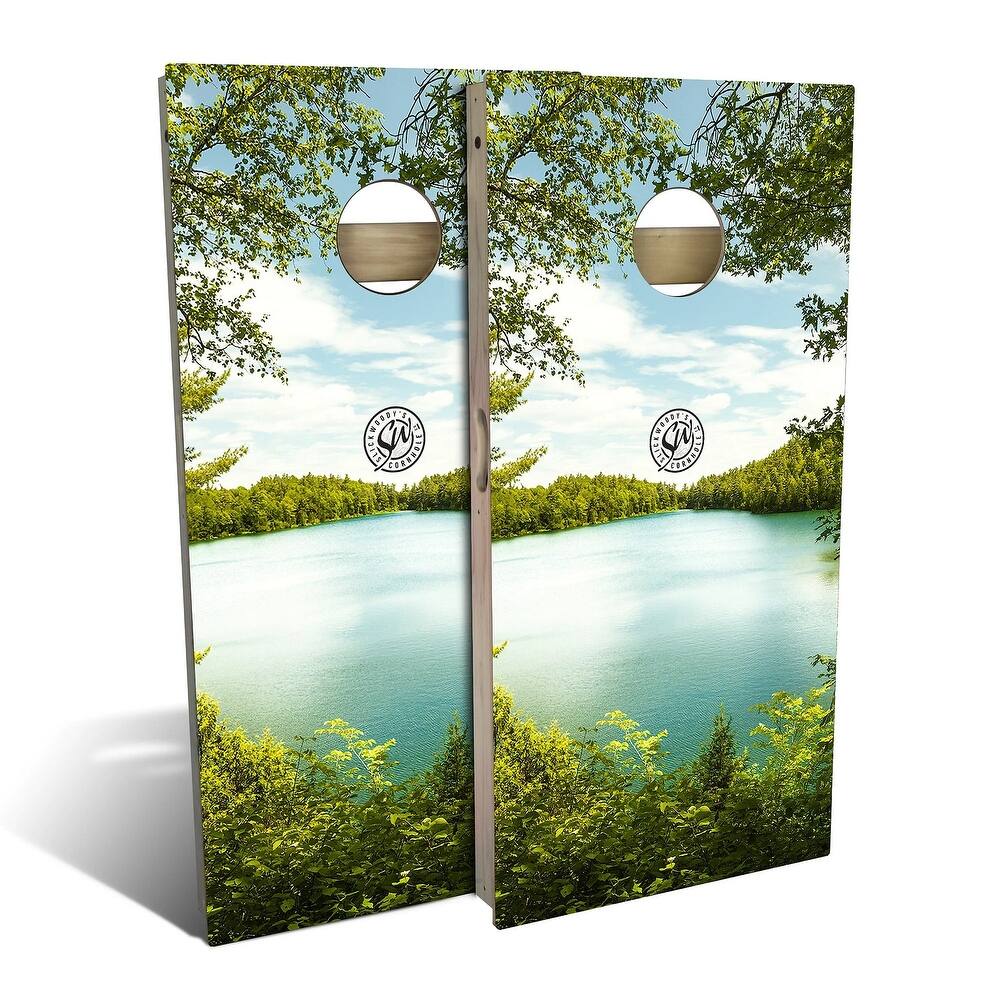 Summer Lake Outdoor Cornhole Board Set