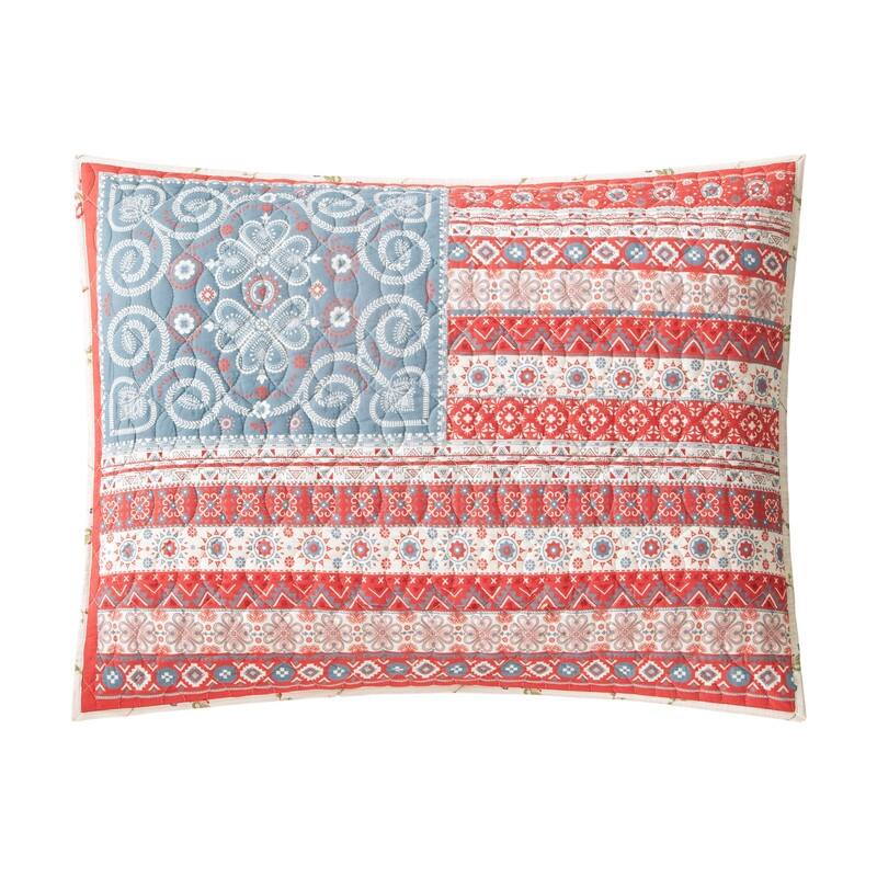 Boho Americana Cotton Reversible Quilt Set by JG Co. by Amie and Jolie Sikes