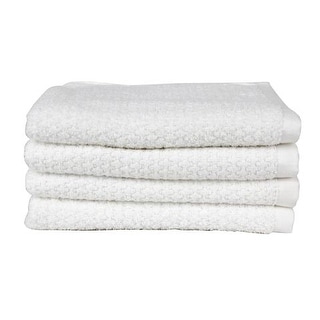 Everplush Diamond Jacquard Hand Towel 4 Pack
