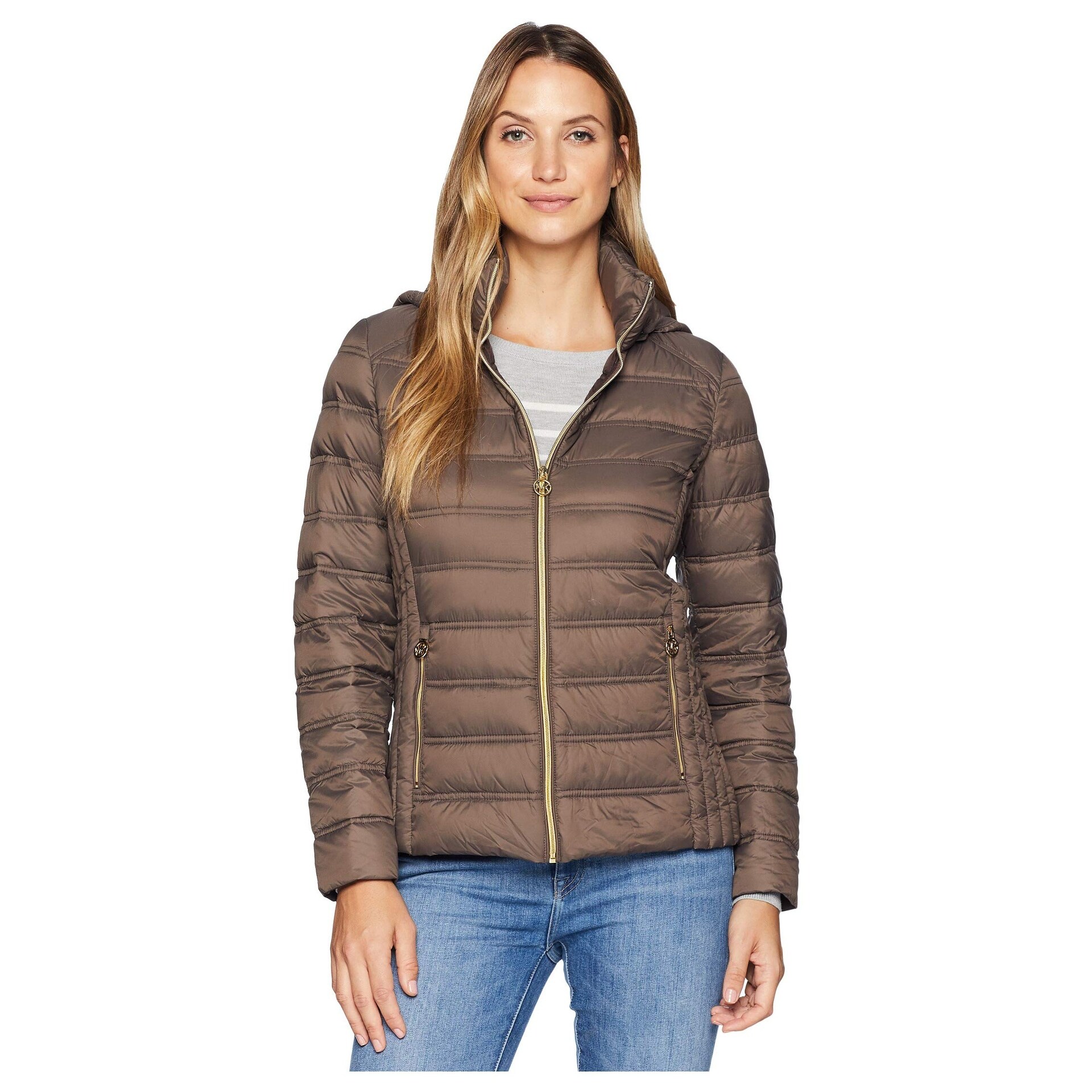 Shop Michael Michael Kors Women S Zip Front Packable With