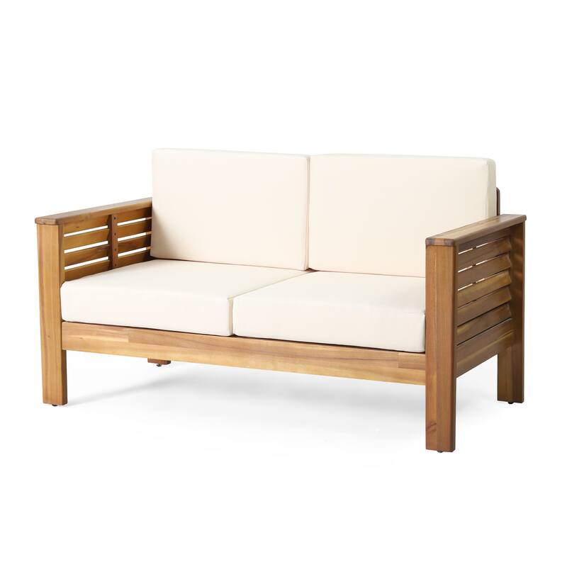 Loveseat and Coffee Table Set with Cushions
