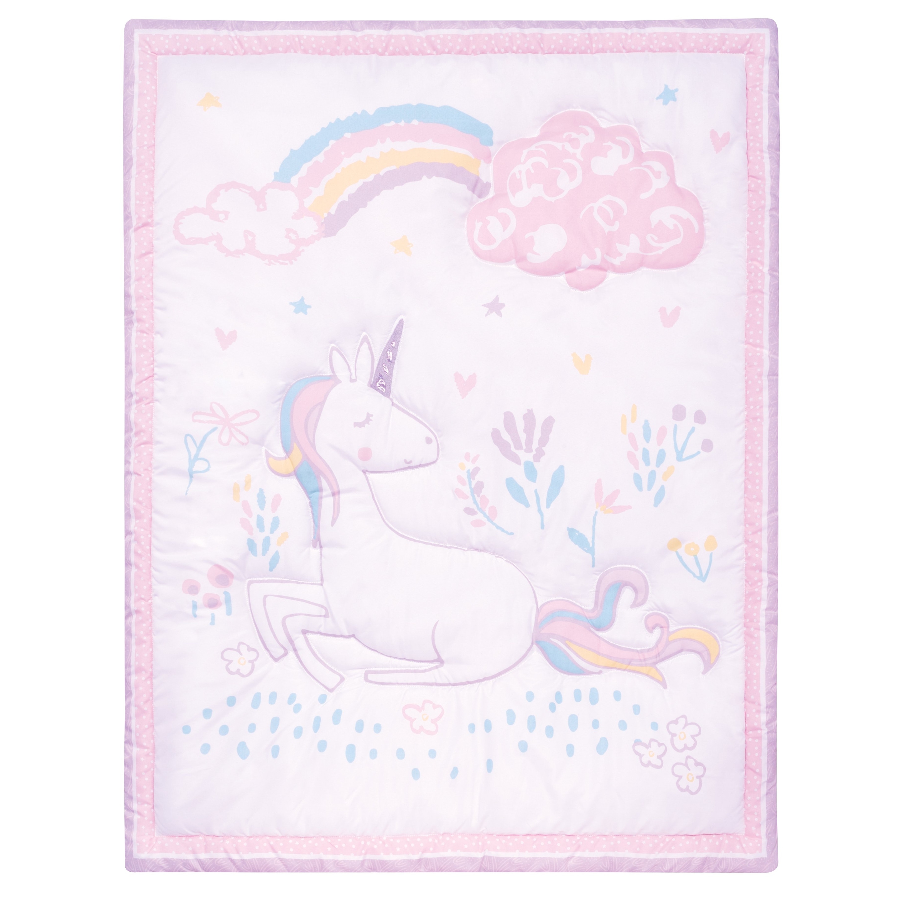 Unicorn crib bedding set 2025