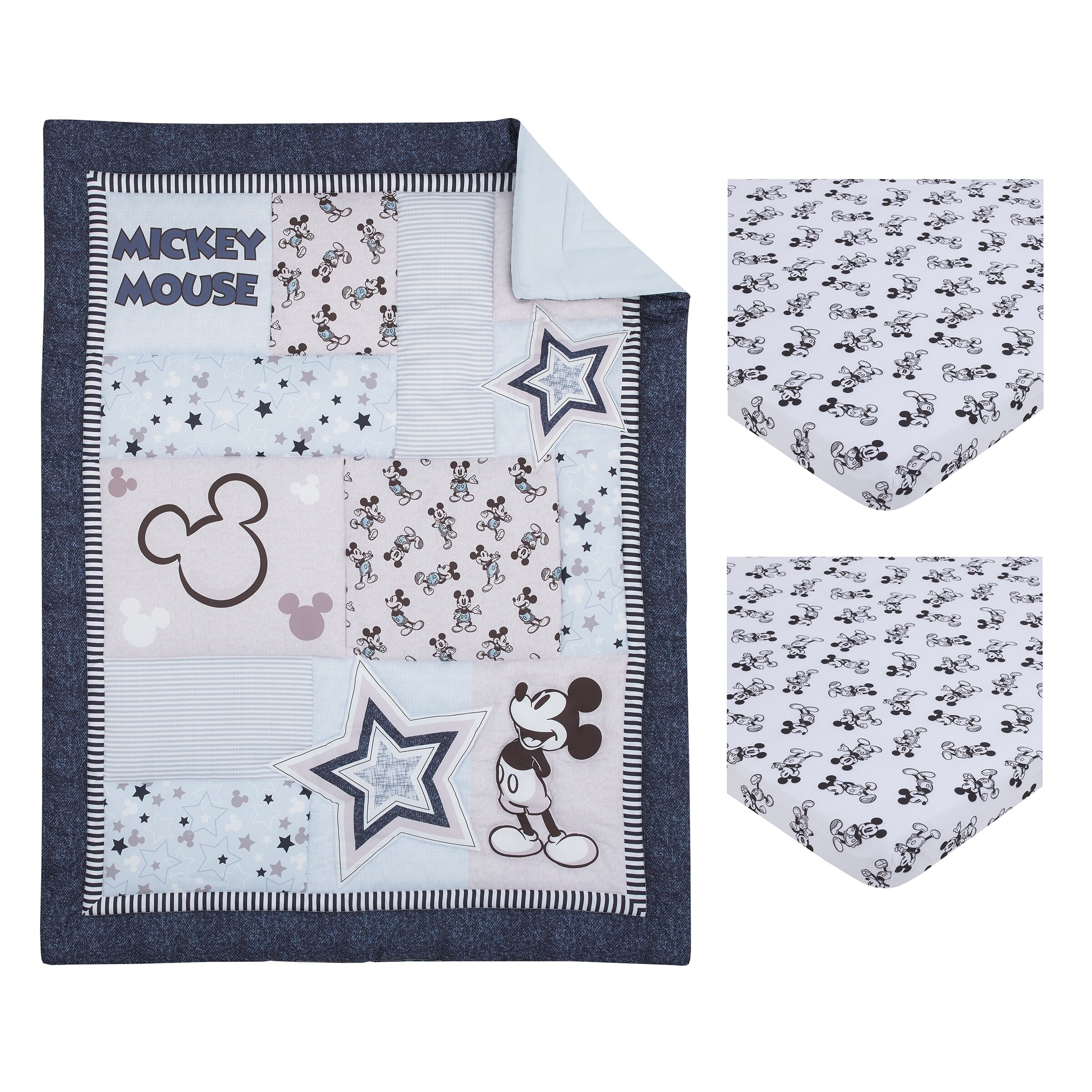 Baby mickey crib bedding set cheap