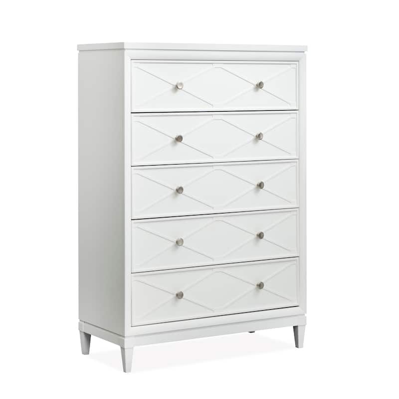 Magnussen Home Springhouse Whisper White Drawer Chest - 5-drawer