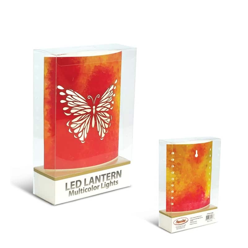 Cota Global Butterfly LED Decorative Lanterns - 5.1 inch x 6.3 inch