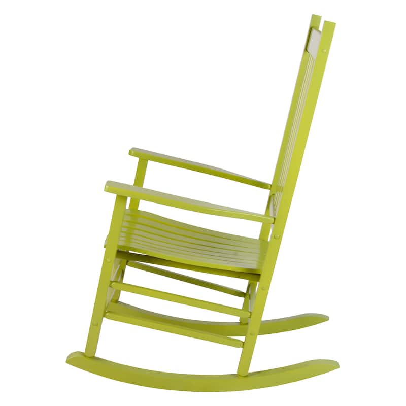 Heritage Solid Wood Outdoor Patio Rocking Chair Rocker (Set of 2)
