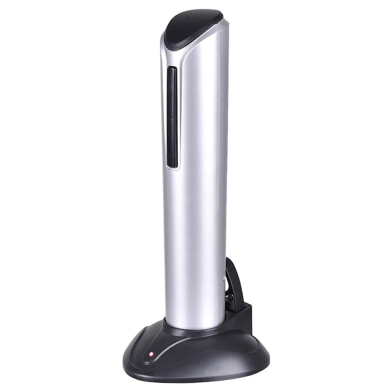 Gymax Electric Wine Opener Cordless Bottle Corkscrew Opener with Foil