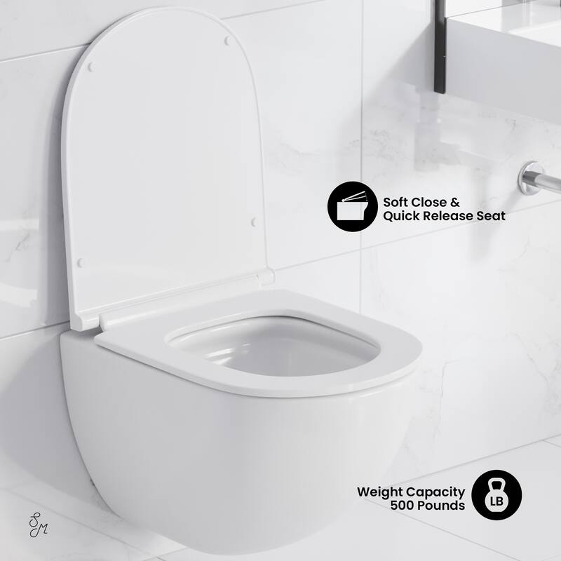 Swiss Madison St. Tropez Wall Hung Toilet Set