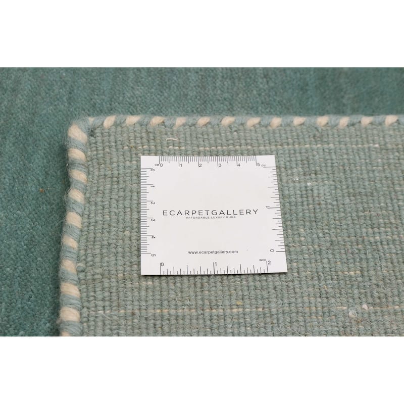 Kashkuli Gabbeh Turquoise Rug 6'6" x 9'5" - 6'6 x 9'5