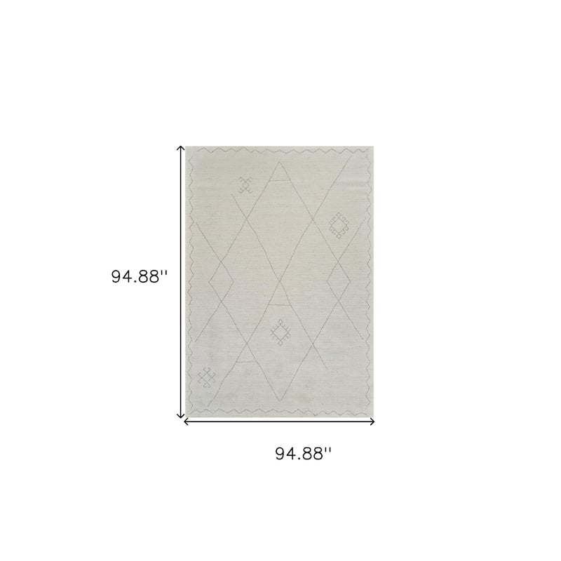 Beruy Abstract Modern Non Skid Stain Resistant Woven Durable Area Rug By HomeRoots