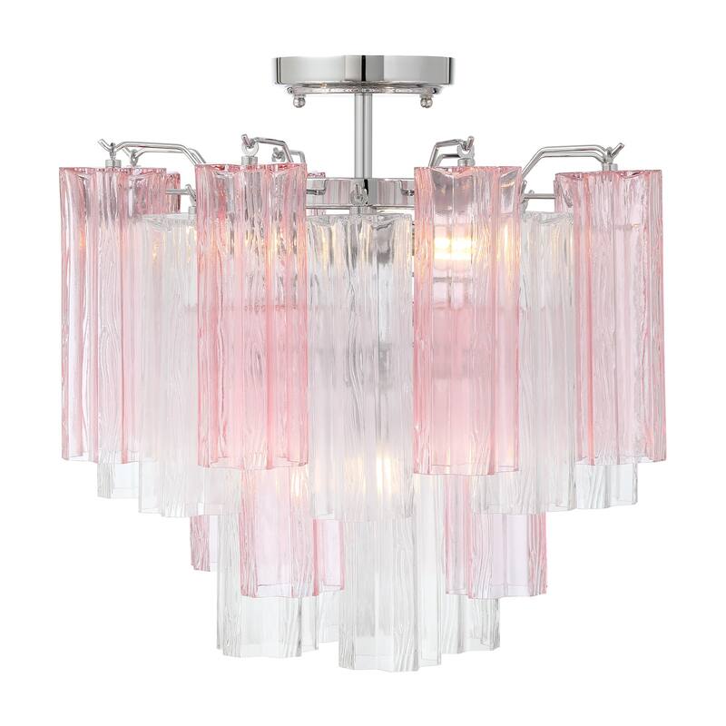 Crystorama Lighting Group ADD-300-SP_CEILING Addis 4 Light 18" Wide
