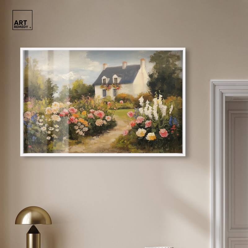 Floral Welcome Shadowbox by Art Remedy