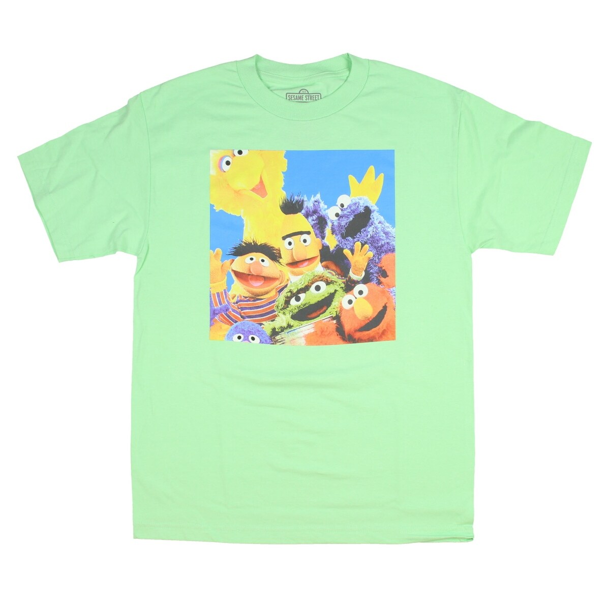 Shop Sesame Street Shirts For Adults Group Color Photo T Shirt