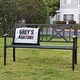 preview thumbnail 1 of 3, DAVEE Outdoor Leisure Metal Bench - Black - 32*50*24 incehs Black