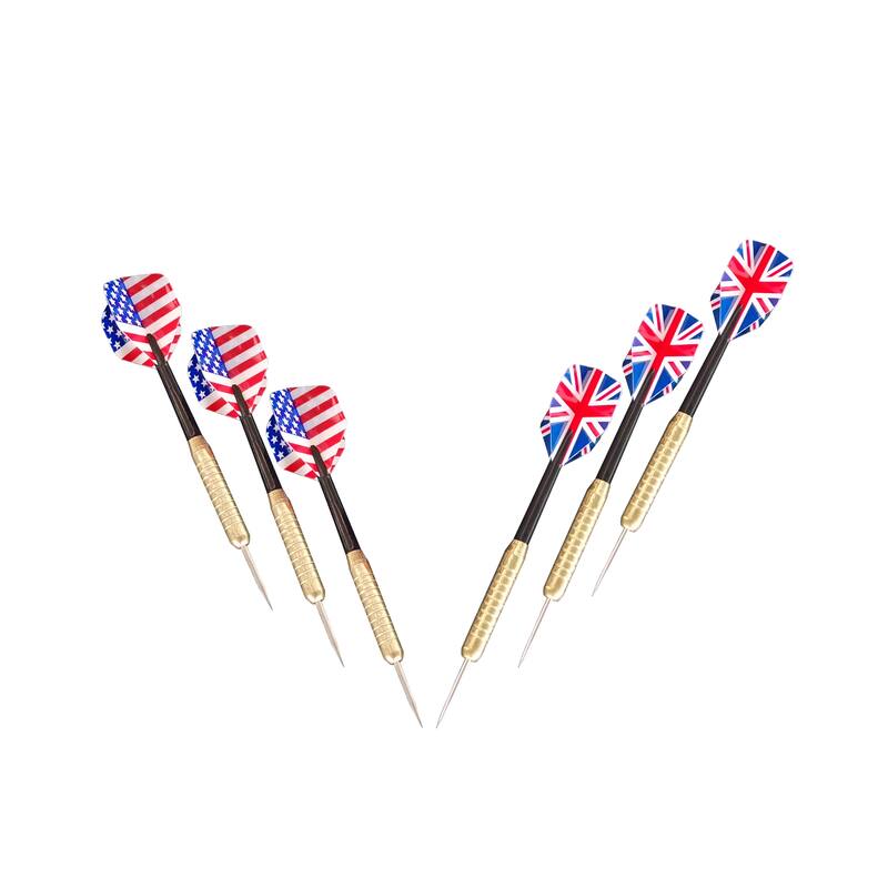 Hathaway Farmington Bristol Dartboard & Cabinet Set - Walnut Finish
