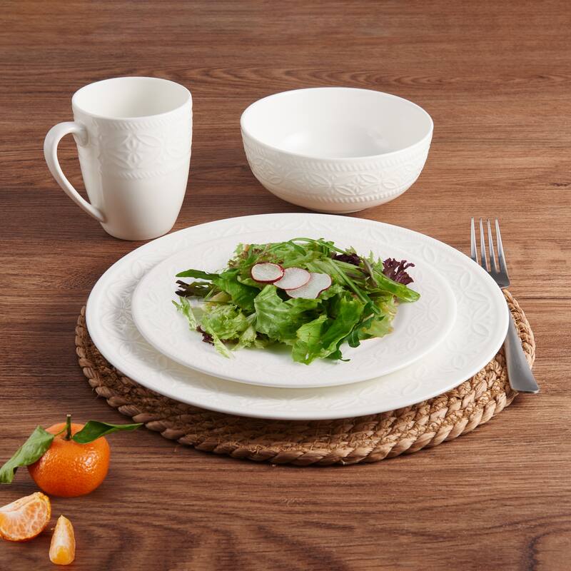 Mikasa Indira 16PC Dinnerware Set, Service for 4 On Sale Bed Bath