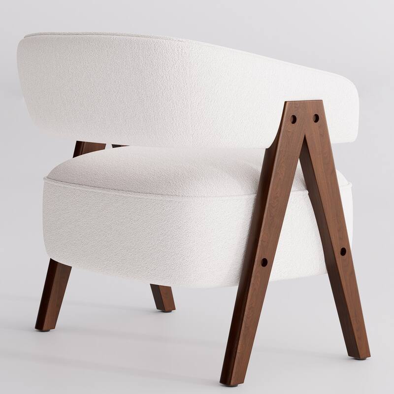 27.56" W x 23.62" D x 27.95" H Accent Arm Chair Fabric Living Room Chair Set of 2