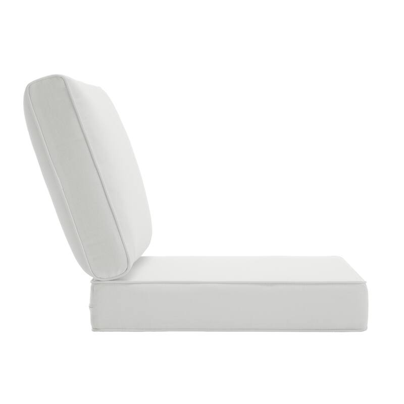 Outdoor 4.7" Thick Sunbrella Cushion Set with Back and Seat Cushions