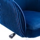 preview thumbnail 89 of 117, Corvus Braff Velvet Upholstered Adjustable Ergonomic Office Chair