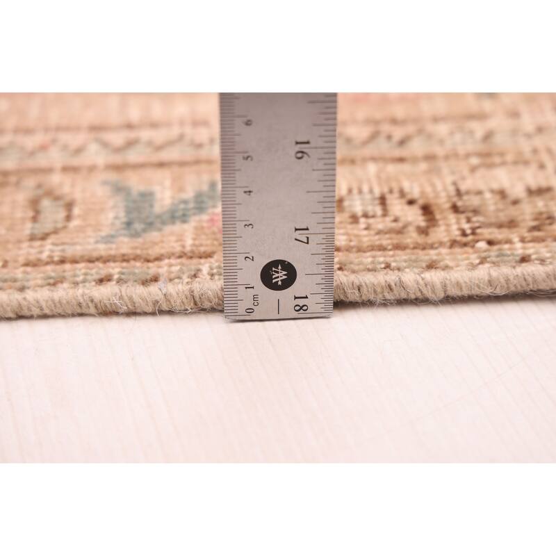 ECARPETGALLERY Hand-knotted Antalya Vintage Dark Pink Wool Rug - 9'6 x 12'6