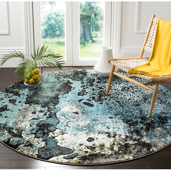 Shop Safavieh Glacier Liliana Watercolor Modern Abstract Rug On