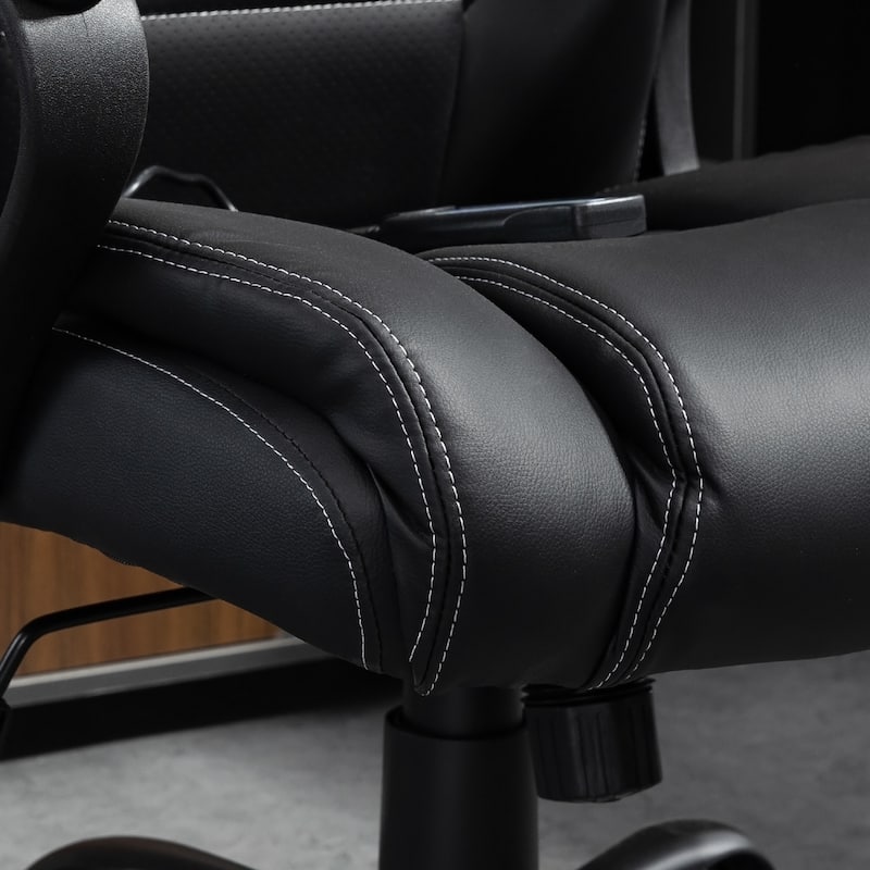 Vinsetto Massage Office Chair, High Back Executive Office Chair with 6-Point Vibration, Adjustable Height, Swivel Seat