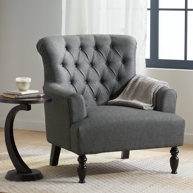 33.5" Upholstered Club Chair