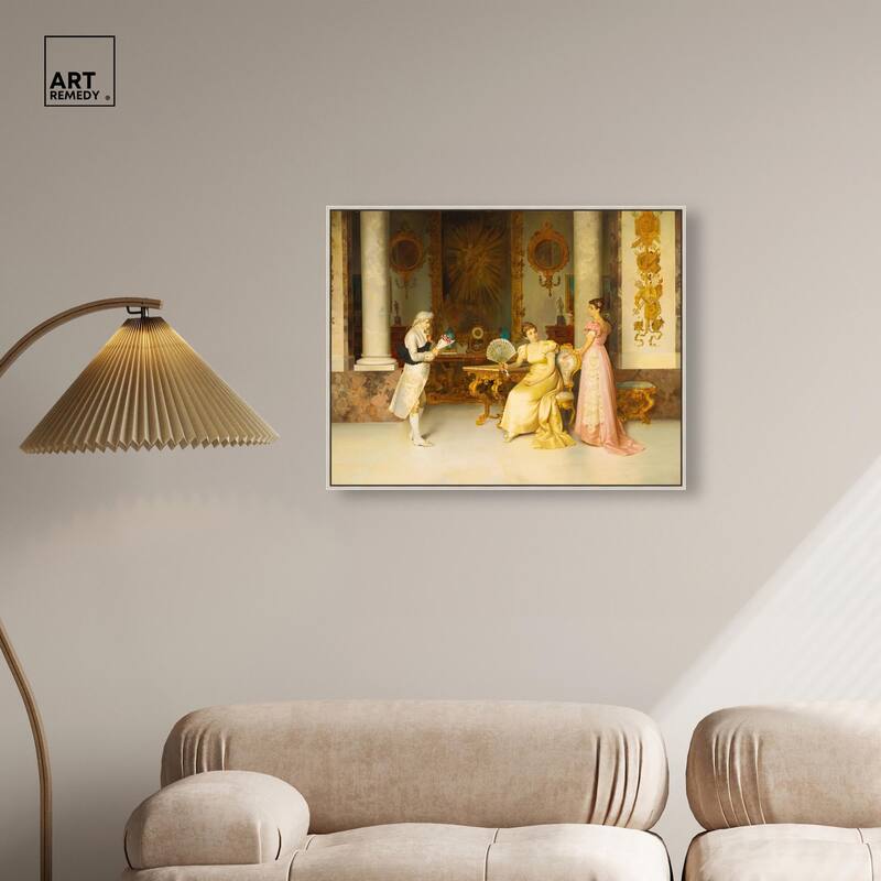 Bashful Suitor Canvas by Art Remedy