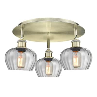 Innovations Lighting Fenton - 3 Light 18" Flush Mount